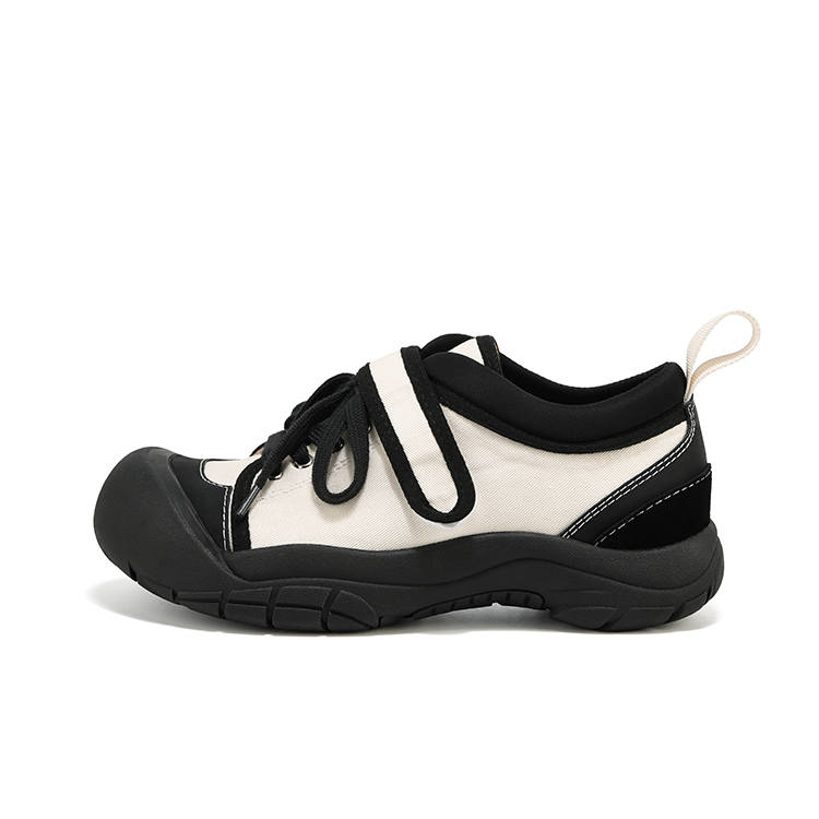 MASOOMAKE Ugly Cute Collection Fabric Low top Casual Shoes 4.5cm Women's Apricot