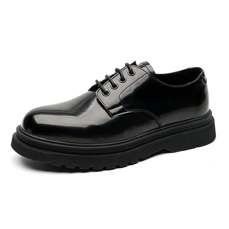 KAQIAODI Microfiber Leather Casual Shoes Men's Black