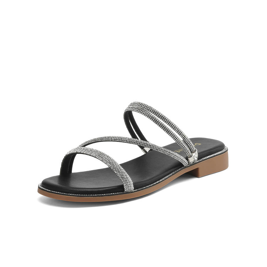 DAPHNE DAPHNE Rubber Quiet Slide Slippers Women's