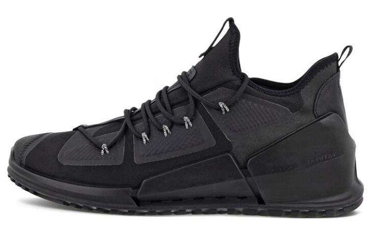 Ecco Fabric Low top Sports Casual Shoes Men's Black
