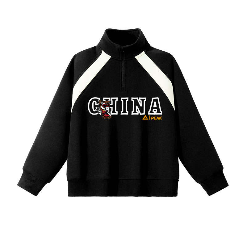PEAK PEAK Kids Sweatshirts Half Open Collar Moderate