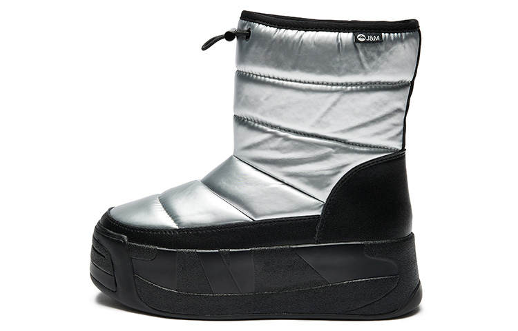 Joy&Mario Women's Casual Shoes Women's High Top Silver