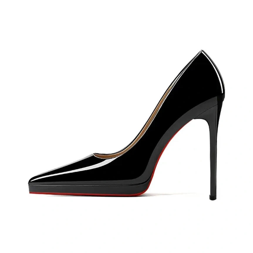 YIYIQIN Microfiber Leather Slim Heel High Heels Women's