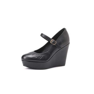 SUYANJIAO Mary Jane Shoes Women's Black