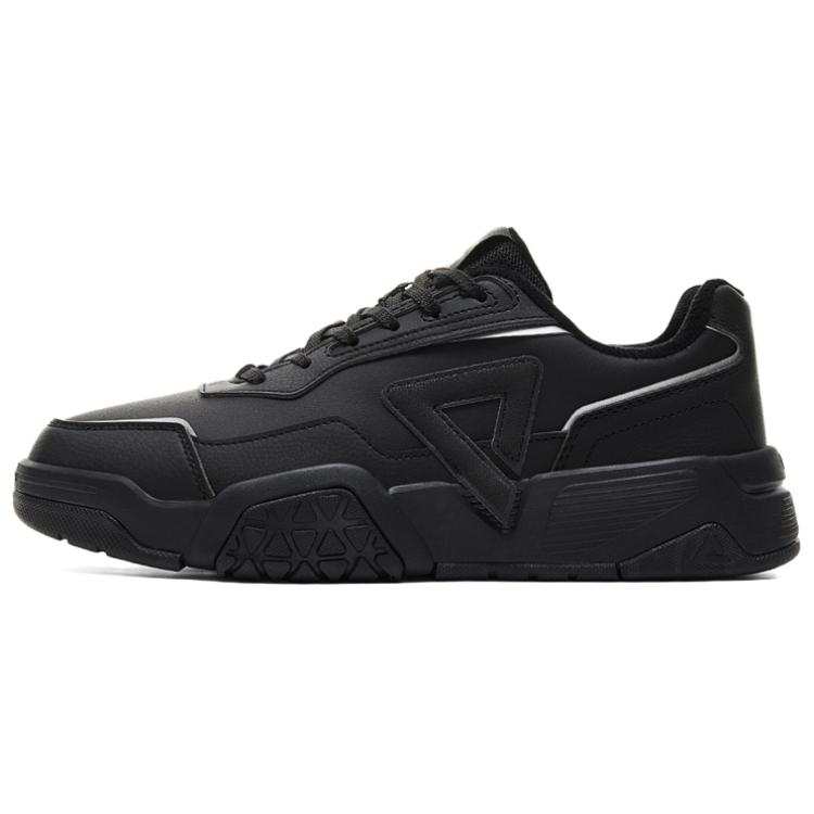 PEAK Synthetic Leather Fleece Lined, Comfortable Versatile Slip Resistant Abrasion Resistant Low top Casual Shoes Men's