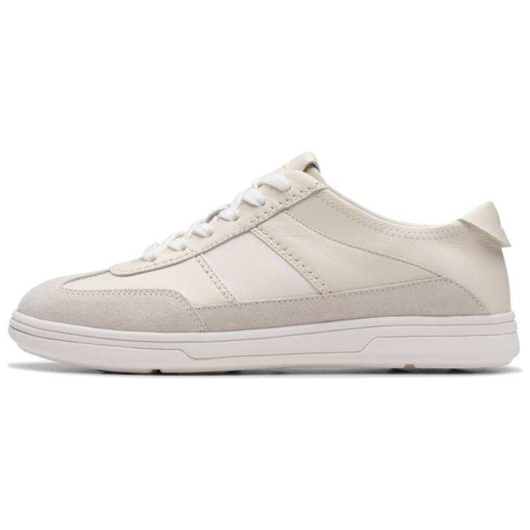 Clarks Craftravel Izy Cow Leather Low top Casual Shoes Women's White