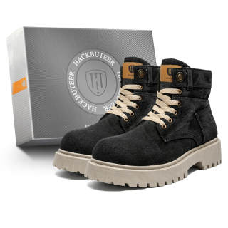 HACKBUTEER Crew Combat Boots Men's Gift Box Set