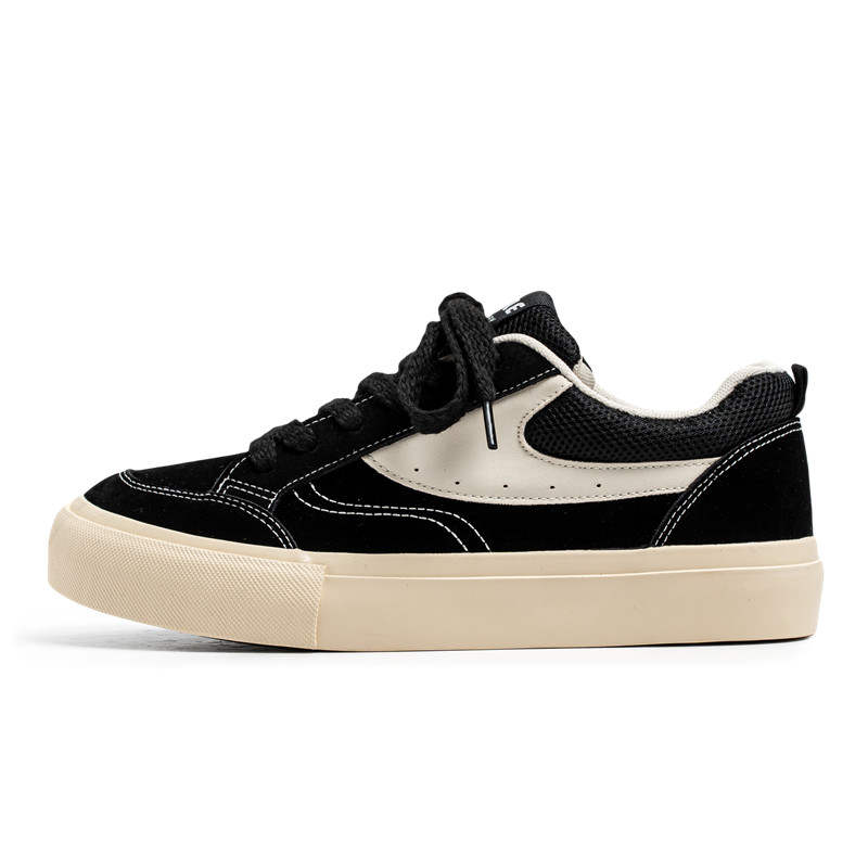 ADERSTAR Canvas Abrasion Resistant Abrasion Resistant Low top Skateboard Shoes Men's