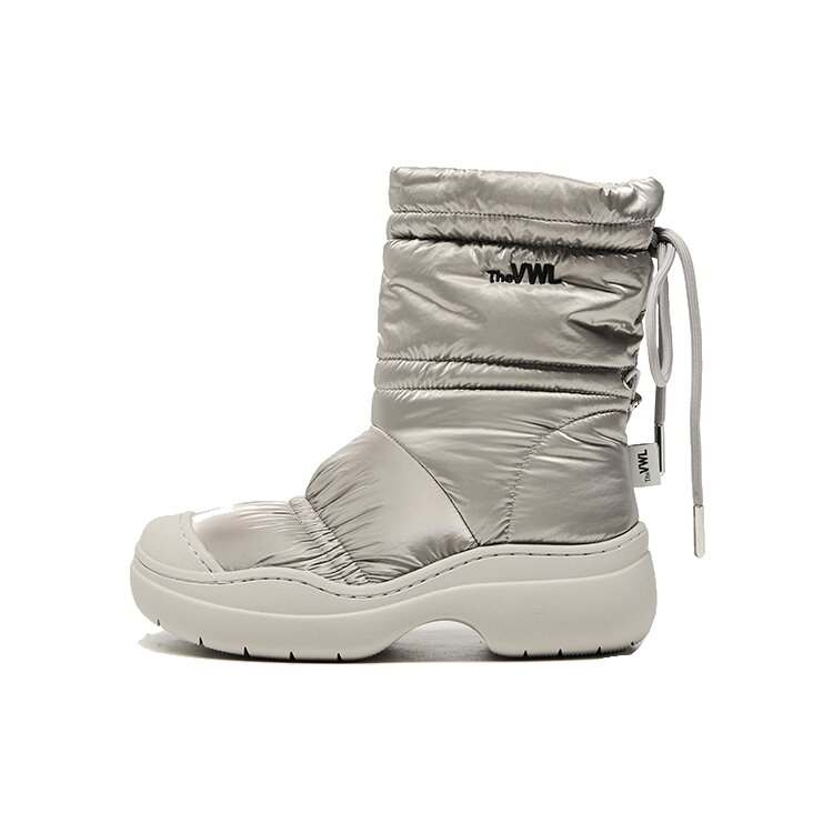 VWL VWL Short Mid Calf Snow Boots Women's Silver