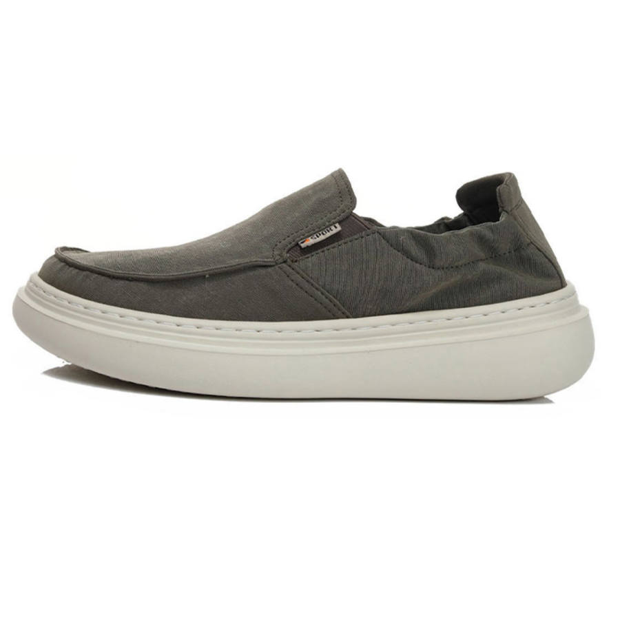 SENJIALUO Low top Canvas Shoes Men's Army Green