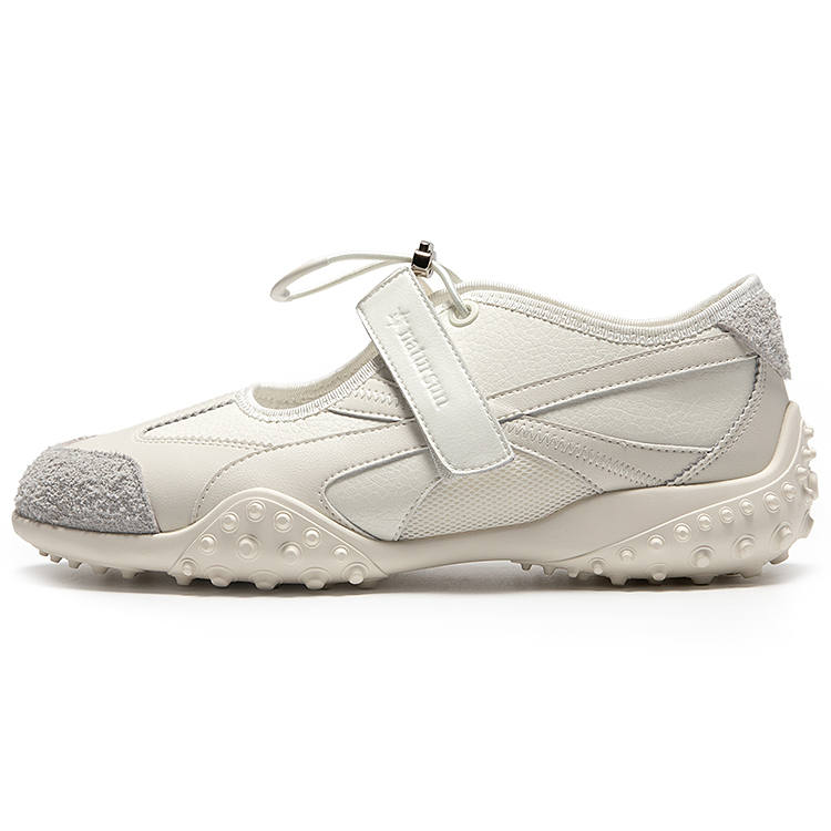 NATURSUN Textile, Synthetic Leather, Split Cow Leather Retro Sports Mary Jane Shoes Women's