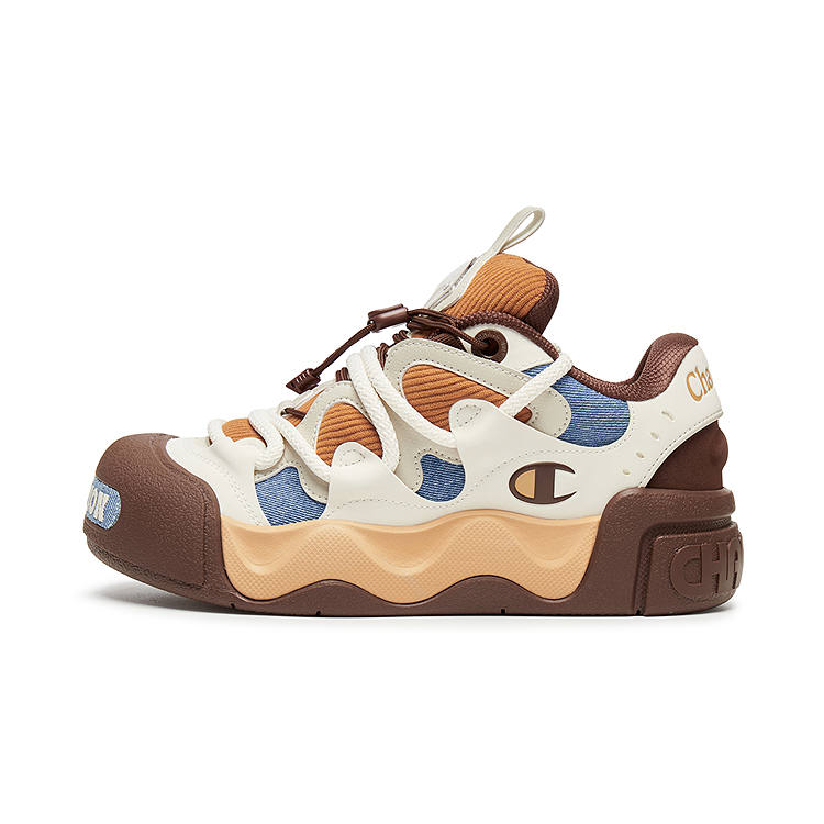 Champion AutoSkate EC Textile, Synthetic Leather Balance Low top Skateboard Shoes Men's Milk White/Calamus