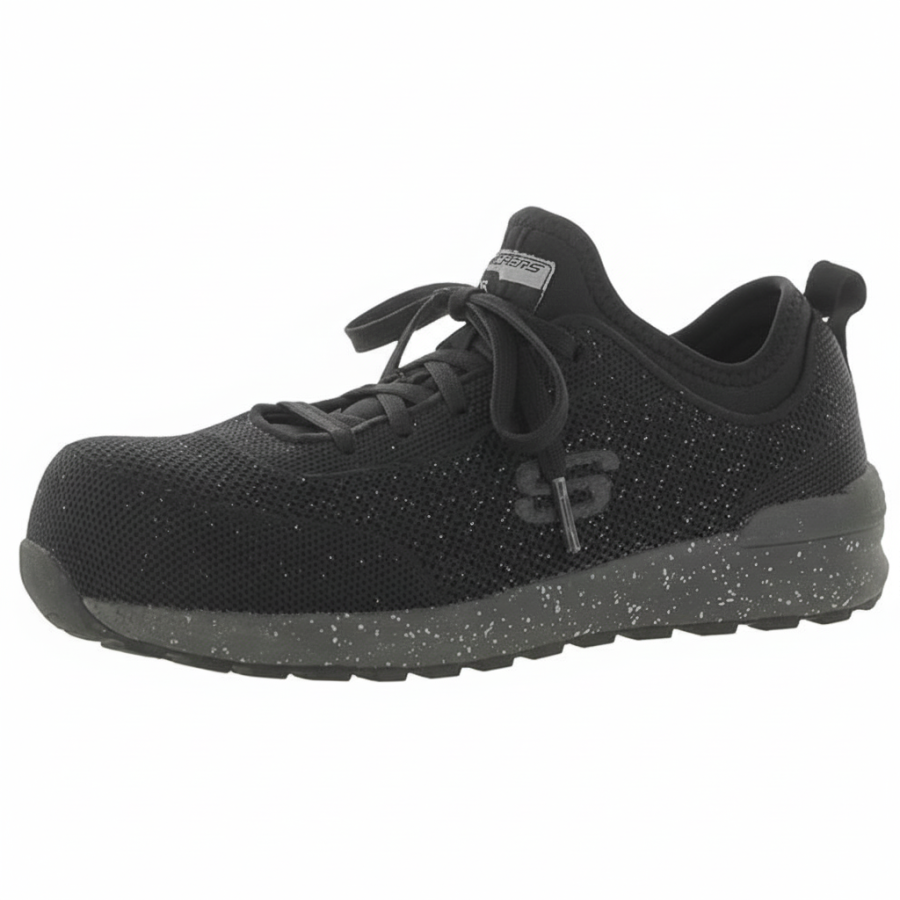 Skechers Bulklin Balran Comp Toe Fabric Comfortable Cushioning Abrasion Resistant Breathable