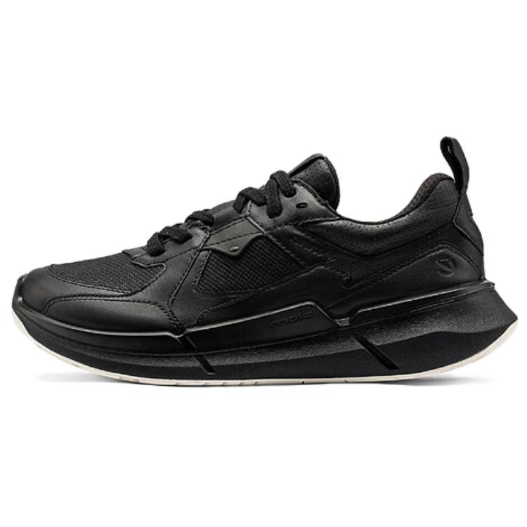 Ecco Cow Leather Cushioning Low top Casual Shoes Women's Black