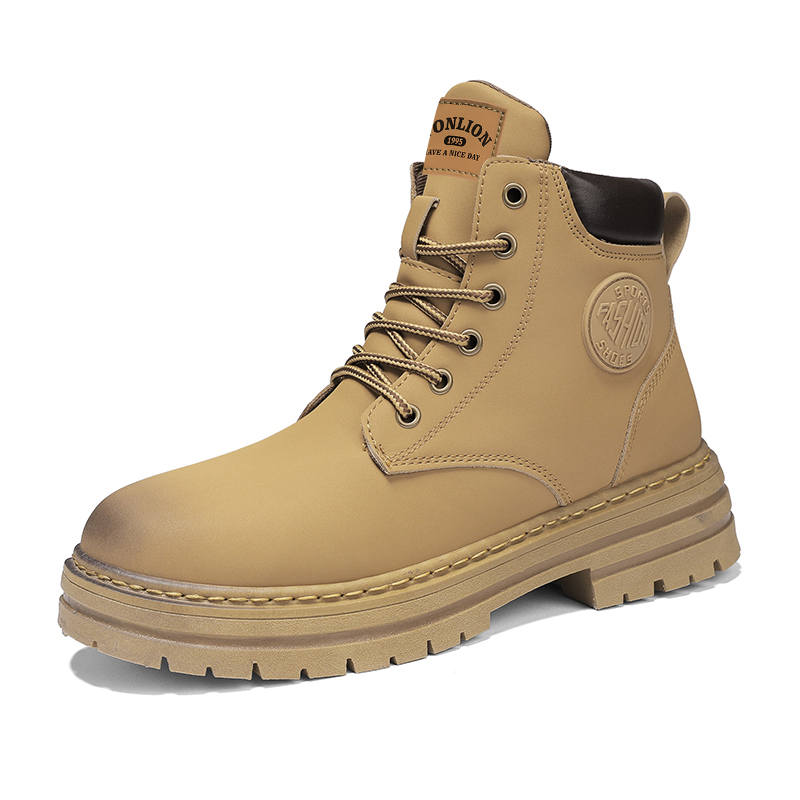 Tonlion Combat Boots Unisex Black, Gray, Yellow