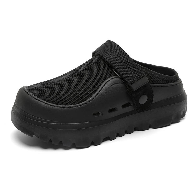MPZY Odor Resistant Abrasion Resistant Odor Resistant, Abrasion Resistant Closed Toe Slippers Unisex Black