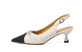 VEDULLAR Sheepskin Slim Heel High Heels 5.8cm Women's