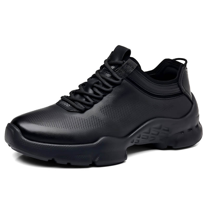 GONGNIULEITING Microfiber Leather Abrasion Resistant Abrasion Resistant Low top Casual Shoes Men's