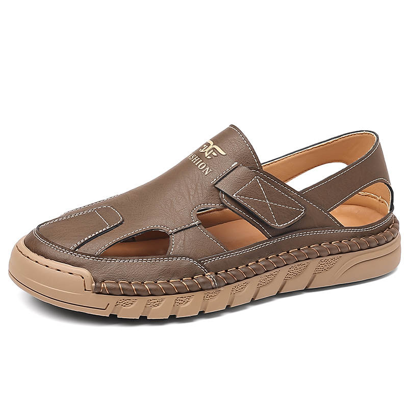 Shanpijiang Cow Split Leather River Trekking Shoes Men's