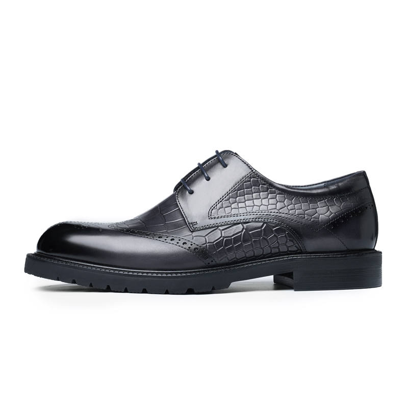 LAORENTOU Dress Shoes Men's Low Top Brown/Black