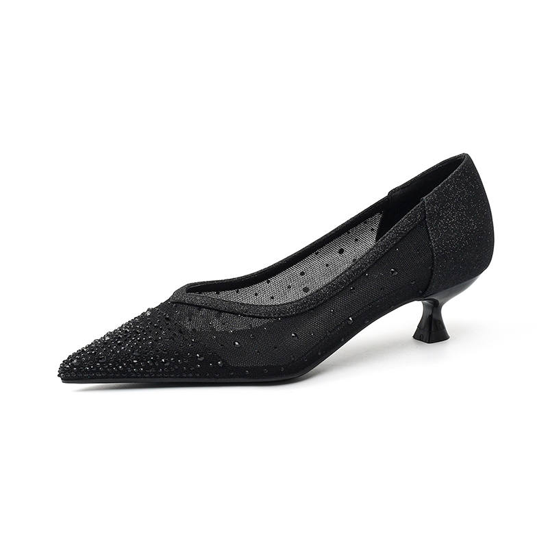 WESTLINK WESTLINK Fabric Slim Heel High Heels Women's