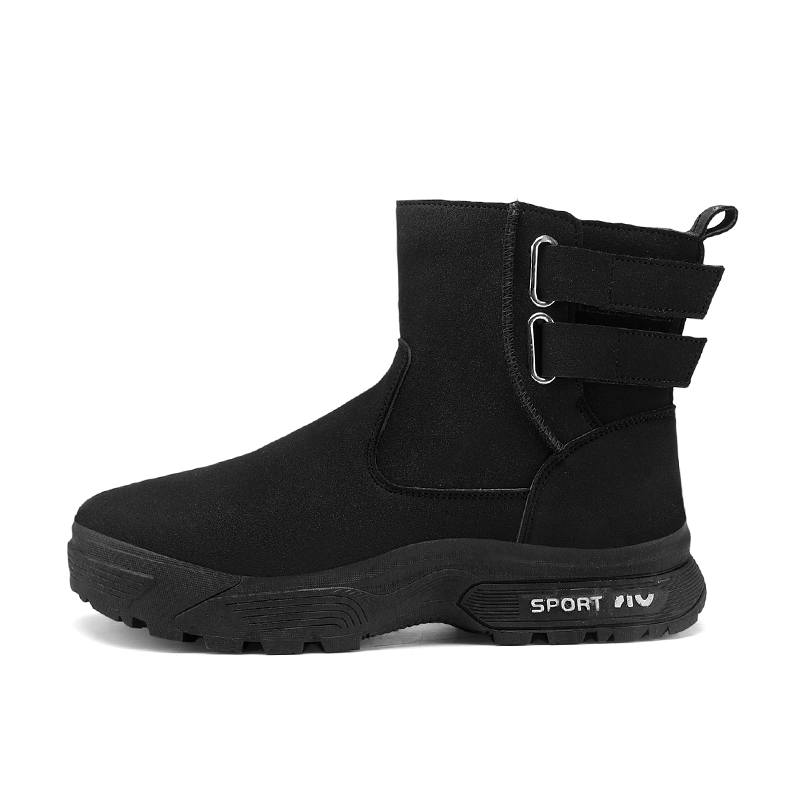 GONGNIUMEILI Thermal Short Snow Boots Men's