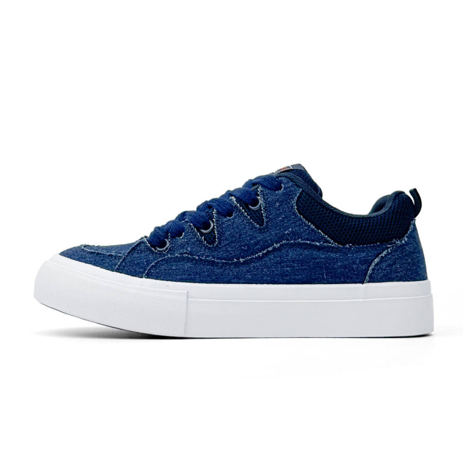 VASIBAEN Low top Skateboard Shoes Men's Denim Blue