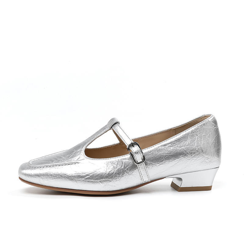 OPP Synthetic Leather Chunky Heel Mary Jane Shoes Women's
