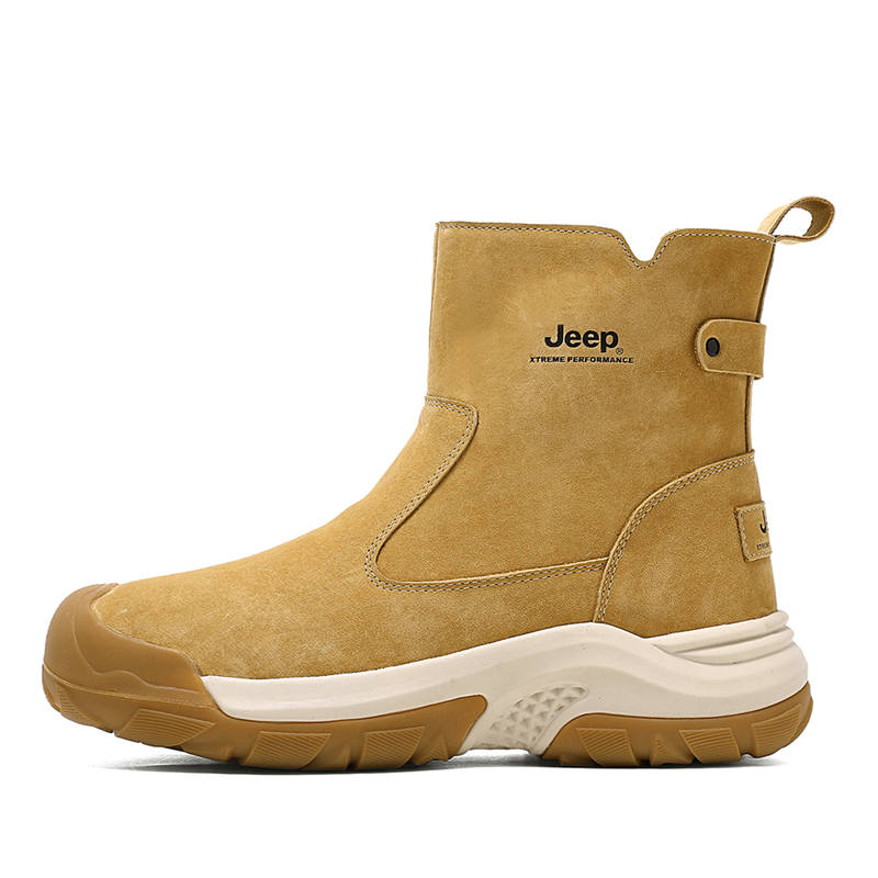 Jeep Jeep Short Martin Boots Men's Camel
