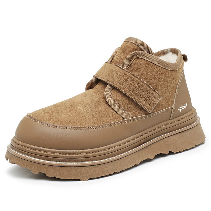 YALU Cow Suede Thermal Mid top Insulated Shoes Men's