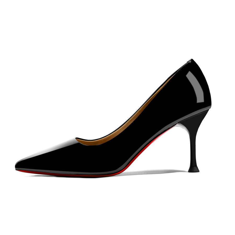 Safiya Slim Heel High Heels 7.5cm Women's Black