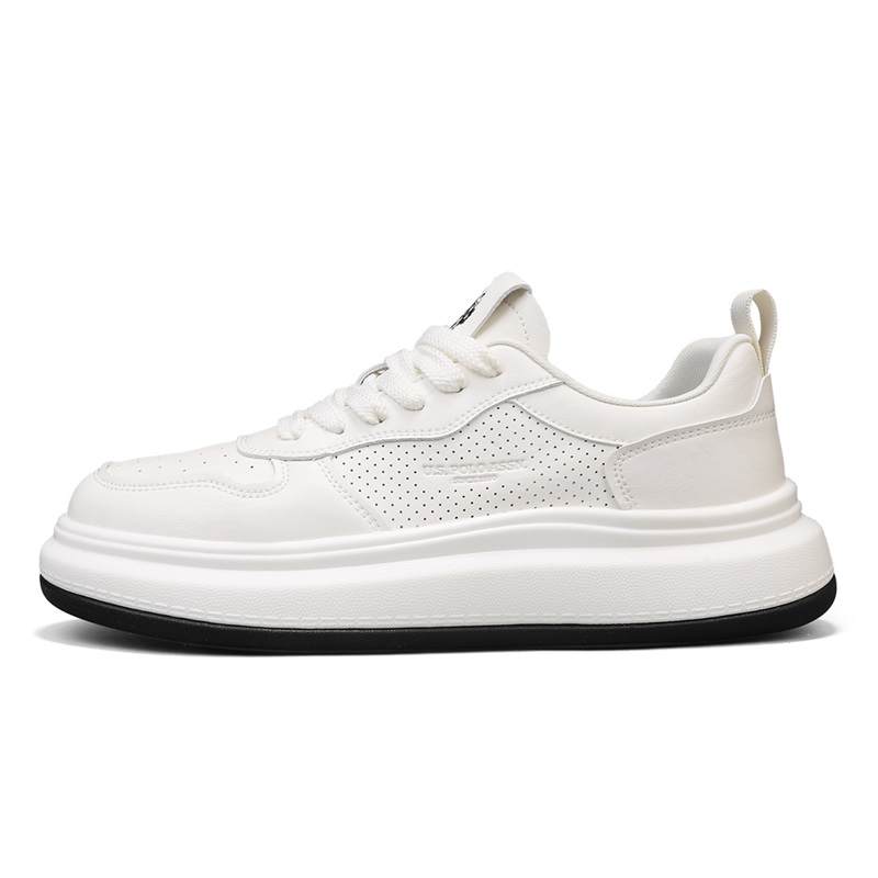 U.S. POLO ASSN. White Sneakers Slip Resistant And Breathable Coverage Low top Skateboard Shoes Men's Ecru