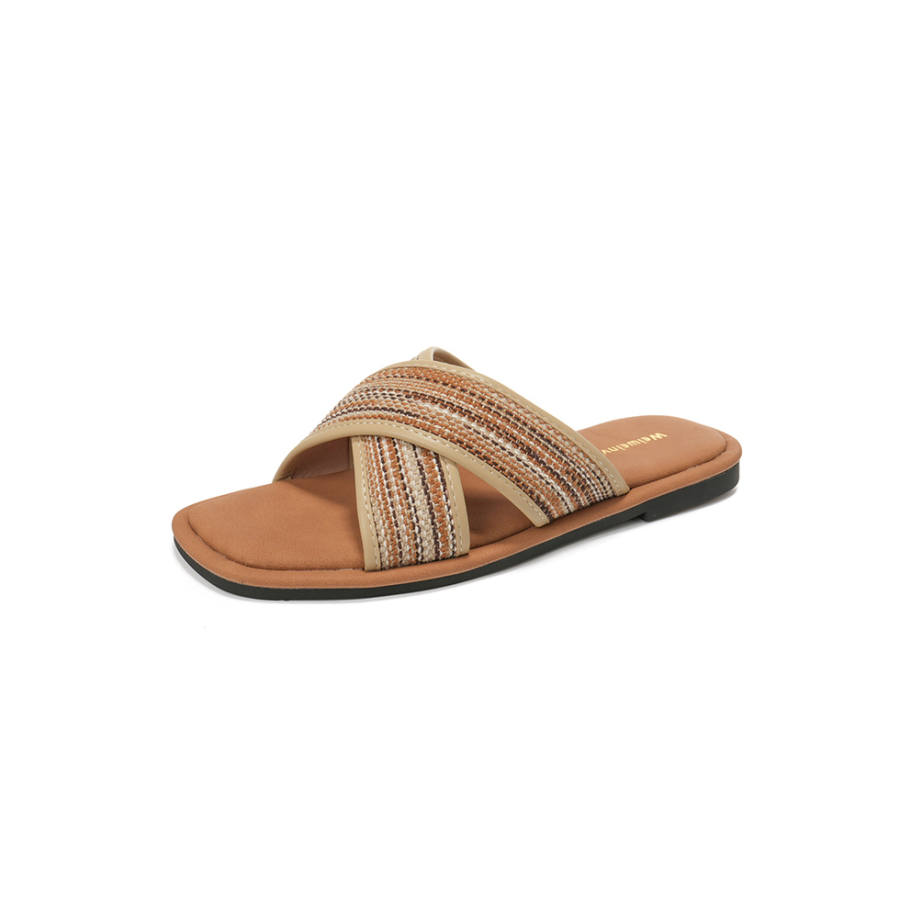 MADALLO Woven Odor Resistant Abrasion Resistant Odor Resistant, Abrasion Resistant Slide Slippers Women's