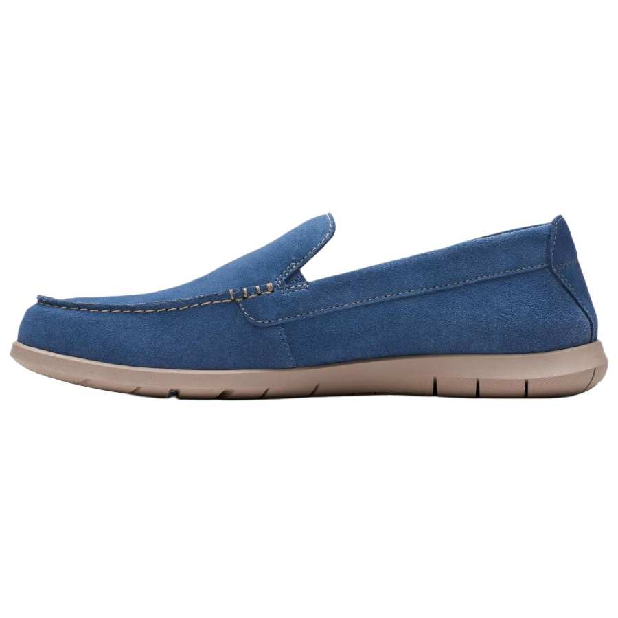 Clarks Clarks Flexway Step Casual Shoes Men's Blue