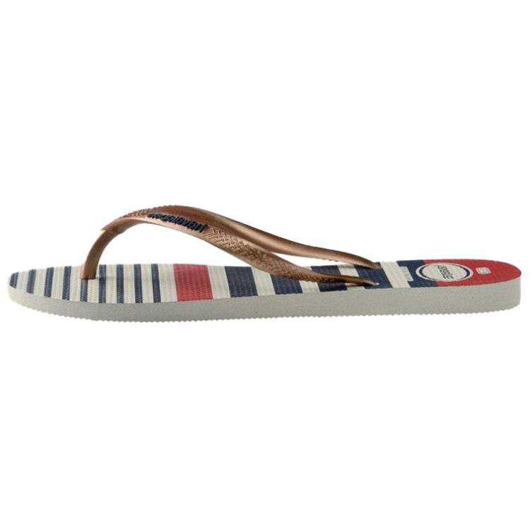 Havaianas Nautical Slippers Women's White Gold