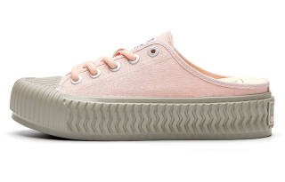 Excelsior Canvas Shoes Women's Low Top Rouge Pink/Lime Green