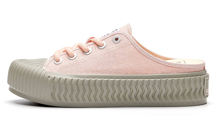 Excelsior Canvas Shoes Women's Low Top Rouge Pink/Lime Green
