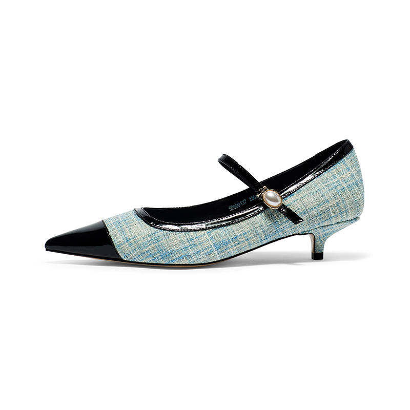 Coup De Foudre Fabric Cone Heel High Heels Women's