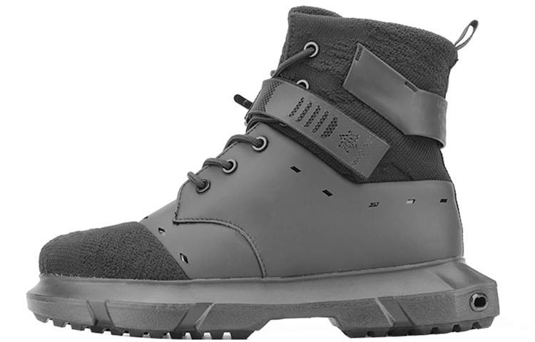 NORVINCY Short Combat Boots Unisex Black