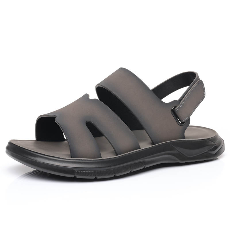 EGCHI EGCHI Beach Sandals Men's Gray/Brown