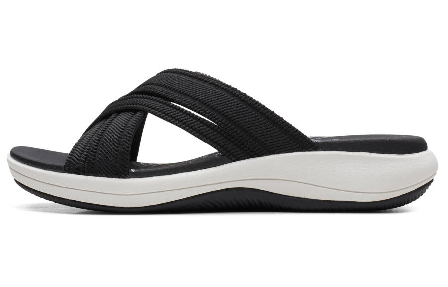 Clarks Slide Slippers Women's Black