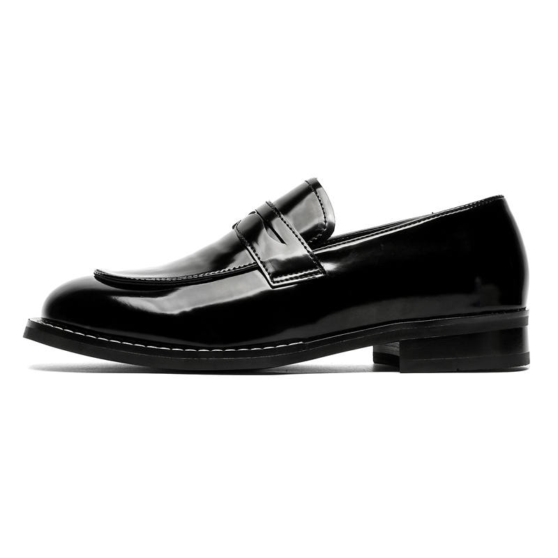 LUOMAIKE Microfiber Leather Casual Shoes Men's Black