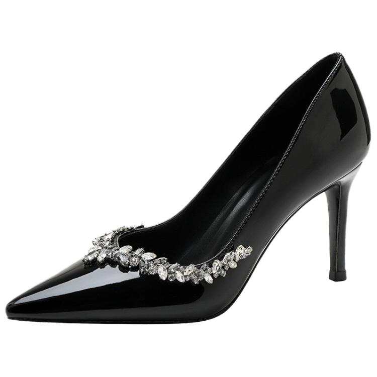 RoseDoris Slim Heel High Heels 8.5cm Women's Black