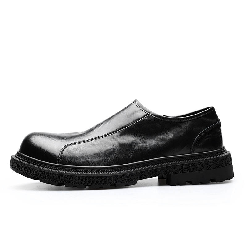 PARDASAUL Casual Leather Shoes Men's Low Top Black/Brown