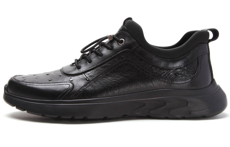 Satchi Cow Leather Casual Leather Shoes Men's Black