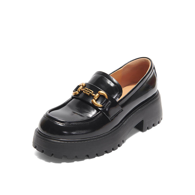 PT'SON PT'SON Loafers 5.5cm Women's Black