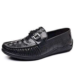 UHK Gommino Loafers Men's Black/Yellow Brown