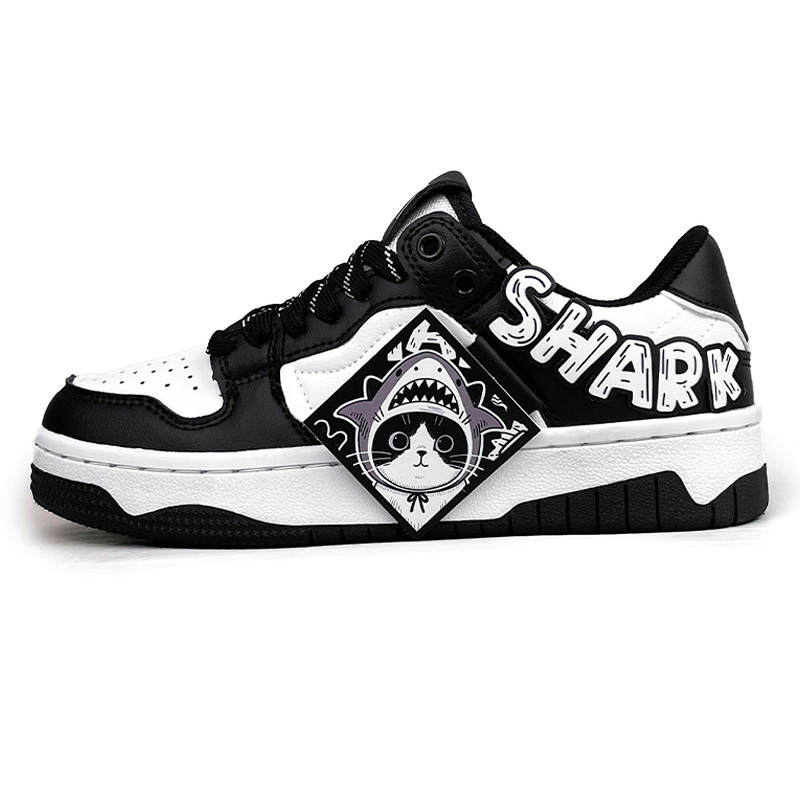 A&M Microfiber Leather Abrasion Resistant Breathable Abrasion Resistant Breathable Low top Skateboard Shoes Unisex