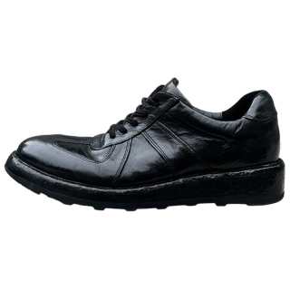 CATSSTAC Horse Leather Casual Shoes Men's Black
