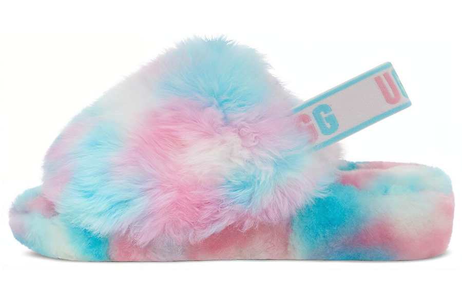 UGG UGG Fluff Yeah Blue Pink Women's
